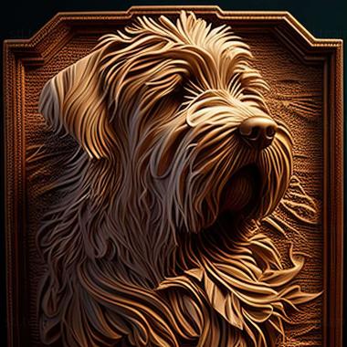 3D model Griffon Cortalsa dog (STL)